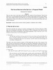Research paper thumbnail of The Seven Heavens in the Qur'an: A Proposed Model