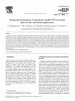 Research paper thumbnail of Design and development of ferroelectric tunable HTS microstrip filters for Ku- and K-band applications