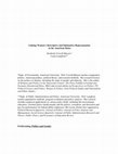 Research paper thumbnail of Linking Women's Descriptive and Substantive Representation