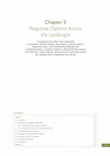 Research paper thumbnail of Chapter 5 Response Options Across the Landscape Coordinating lead