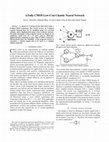 Research paper thumbnail of A Fully CMOS Low-Cost Chaotic Neural Network