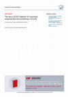 Research paper thumbnail of The new LUCID-2 detector for luminosity measurement and monitoring in ATLAS