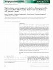 Research paper thumbnail of High‐resolution seismic imaging of crooked two‐dimensional profiles in greenstone belts of the Canadian shield: results from the Swayze area, Ontario, Canada