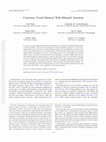 Research paper thumbnail of Conscious visual memory with minimal attention