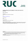 Research paper thumbnail of Formative evaluation and user engagement: A model to ensure value from e-government