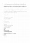 Research paper thumbnail of A cross-species assessment of behavioral flexibility in compulsive disorders