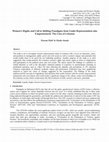 Research paper thumbnail of Women’s Rights and Call to Shifting Paradigms from Under Representation into Empowerment: The Case of Lebanon