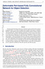 Research paper thumbnail of Deformable Part-based Fully Convolutional Network for Object Detection