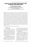 Research paper thumbnail of Analysis of Land Use Spatial Pattern Change of Town Development Using Remote Sensing