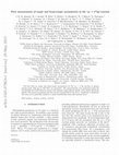 Research paper thumbnail of First measurement of target and beam-target asymmetries in the γ p → π 0 η p reaction