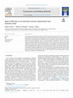 Research paper thumbnail of Bond of FRP bars in air-entrained concrete: Experimental and statistical study
