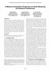 Research paper thumbnail of A Material Computational Approach to Audio-Mosaicing