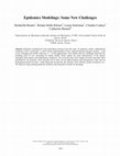 Research paper thumbnail of Epidemics Modelings: Some New Challenges
