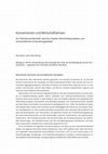 Research paper thumbnail of Konventionen und Wirtschaftskrisen. Zur Wahlverwandtschaft zwischen lokalen Wirtschaftspraktiken und wirtschaftlichen Entwicklungspfaden