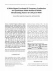 Research paper thumbnail of A Delta-Sigma Fractional-N Frequency Synthesizer for Quad-Band Multi-Standard Mobile Broadcasting Tuners in 0.18-μm CMOS