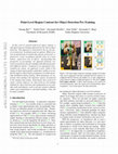 Research paper thumbnail of Point-Level Region Contrast for Object Detection Pre-Training