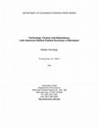Research paper thumbnail of Working Paper No: 2004-6
