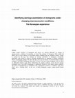 Research paper thumbnail of Identifying Earnings Assimilation of Immigrants under Changing Macroeconomic Conditions