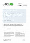 Research paper thumbnail of Local Unemployment and the Relative Wages of Immigrants: Evidence from the Current Population Surveys