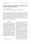Research paper thumbnail of Karyotype analysis of some Lathyrus L. species (Fabaceae) from the Thrace region (Turkey-in-Europe)