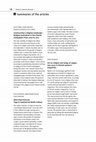 Research paper thumbnail of Summaries of the articles Constructing a religious landscape: Religion journalism in the Finnish newspapers from 2007 to 2012