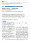 Research paper thumbnail of 0.3-V Nanopower Biopotential Low-Pass Filter