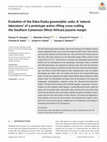 Research paper thumbnail of Evolution of the Edea‐Eseka geomorphic units: A 'natural laboratory' of a prototype active rifting cross‐cutting the Southern Cameroon (West African) passive margin