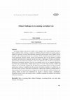 Research paper thumbnail of Ethical Challenges in Accounting: an Indian Case