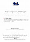 Research paper thumbnail of Nonlinear optical properties of Rh–Pd and Rh–Pt solid-solution alloy nanoparticles prepared by a laser-induced nucleation method in aqueous solution
