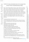 Research paper thumbnail of COVID-19 in Pregnant Women With Rheumatic Disease: Data From the COVID-19 Global Rheumatology Alliance