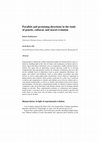 Research paper thumbnail of Parallels and promising directions in the study of genetic, cultural, and moral evolution