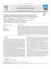 Research paper thumbnail of Coupling crystal plasticity and cellular automaton models to study meta-dynamic recrystallization during hot rolling at high strain rates