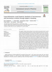 Research paper thumbnail of Large-deformation crystal plasticity simulation of microstructure and microtexture evolution through adaptive remeshing