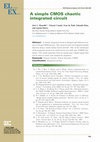 Research paper thumbnail of A simple CMOS chaotic integrated circuit