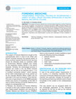 Research paper thumbnail of Forensic Medicine
