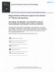 Research paper thumbnail of Measurements of Neutron Capture Cross Section of237Np for Fast Neutrons