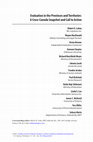 Research paper thumbnail of Evaluation in the Provinces and Territories: A Cross-Canada Snapshot and Call to Action