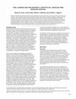 Research paper thumbnail of Fuel loading and fire intensity-effects on longleaf pine seedling survival