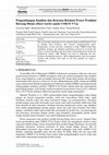 Research paper thumbnail of Pengembangan Kualitas dan Rencana Relokasi Proses Produksi Bawang Hitam (Black Garlic) pada UMKM N’Up