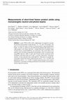 Research paper thumbnail of Measurements of short-lived fission product yields using monoenergetic neutron and photon beams