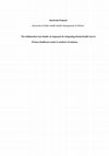 Research paper thumbnail of Doctorate Proposal