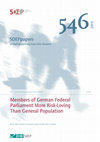 Research paper thumbnail of Members of German Federal Parliament More Risk-Loving than General Population