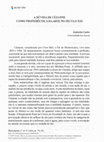 Research paper thumbnail of A dúvida de Cézanne como propedêutica da arte no século XXI