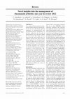Research paper thumbnail of Novel insights into the management of rheumatoid arthritis: one year in review 2022