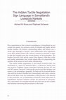 Research paper thumbnail of The Hidden Tactile Negotiation Sign Language in Somaliland's Livestock Markets