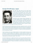 Research paper thumbnail of George Orwell (Internet Encyclopedia of Philosophy)