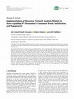 Research paper thumbnail of Implementation of Discourse Network Analysis Related to News regarding PT Pertamina's Consumer Needs, Satisfaction, and Engagement