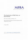 Research paper thumbnail of The Implication of B20 Policy on Environment
