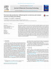 Research paper thumbnail of Precision tube production: Influencing the eccentricity and residual stresses by tilting and shifting