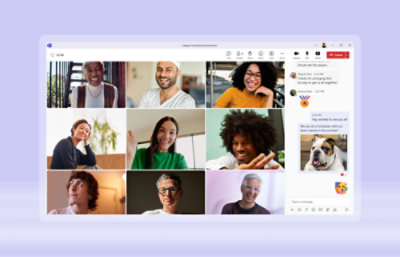 A screenshot of a video chat in which 9 people are talking to each other
